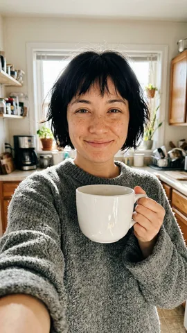 The kitchen selfie the video was made from