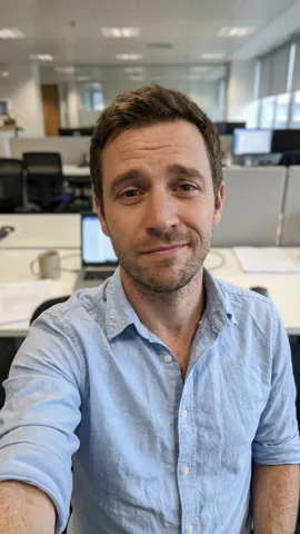 The office selfie it was made from