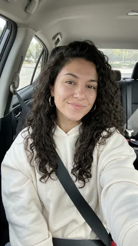 Her car selfie